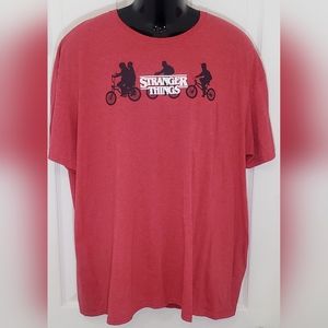 Stranger Things Bikers Red Short Sleeve T-Shirt Men Size XXL